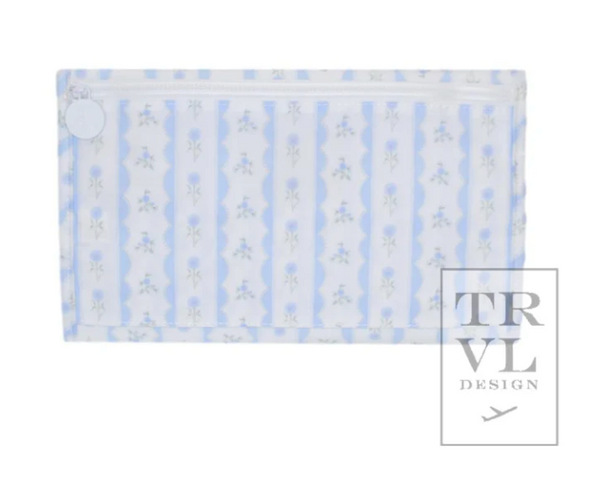 TRVL Game Changer - Changing Pad Ribbon Floral Blue